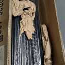 CKE 100 Pack 26" Round Aluminum Deck Balusters, 3/4" Diameter Hollow Round Black Aluminum Balusters for Deck Railing, Metal Deck Baluster Stair Spindles with Screws/Conectors for Railing Fencing R26