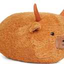 Wepop Giant Highland Cow Stuffed Animal 20 in - Fluffy Highland Cow Plush, Adorable Cattle Stuffed Animal Plushie Pillows Gifts for Kids and Adults