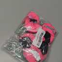 YAODHAOD Dog Shoes for Winter, Dog Boots & Paw Protectors, Fleece Warm Snow Booties for Puppy with Reflective Strip Anti-Slip Rubber Sole for Small Medium Size Dogs,Size 3: 1.5"x1.3" (L*W),Pink