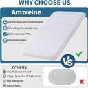 Baby Bassinet Mattress Pad, 41" x 29" x 2" Dual Sided Gel Memory Foam Mattress with Breathable Removable Soft Cover Fit for 4moms Breeze Plus Portable Playard