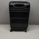 Travelers Club Richmond Spinner Luggage, Black, Carry-On 22-Inch