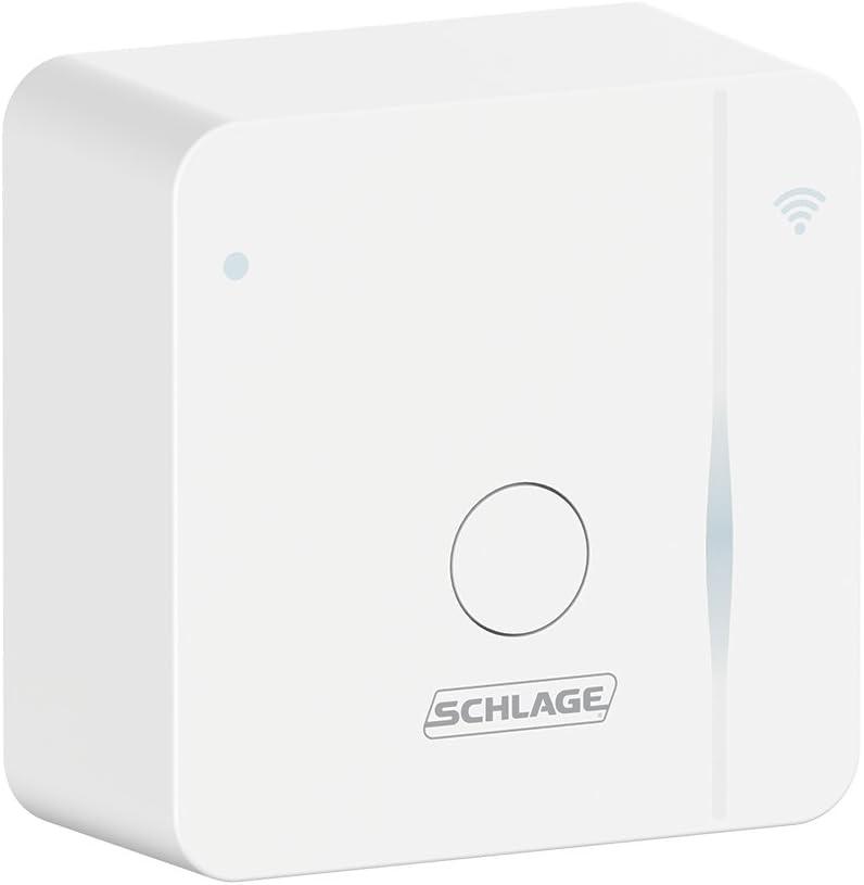 SCHLAGE BR400 Sense Wi-Fi Adapter (2.4GHz WiFi Only) | Works With SCHLAGE Sense, White