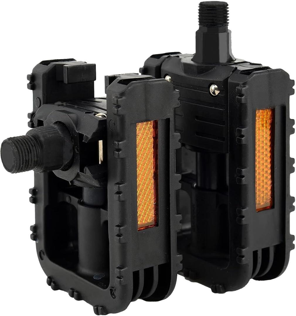 Folding Bike Pedals - 9/16" Inch Bicycle Pedals Mountain Bikes Road Bicycles Platform Pedals MTB Pedals