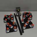 Heavy Duty Furniture Dolly Set with Lifter Tool and 5 Wheels - Capacity, 360 Rotating Wheels for Sofas, Refrigerators, and More (1200 LB)