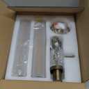 30" 2 Lights Hardwired Frosted Glass Bathroom Wall Sconces, Handmade Knurled Brass Wall Light Fixture,Modern Vanity Light for Living Room,Hallway, Bedroom, Indoor Wall Lamp, Bulb Included (30-In-Brass-1-Pack)