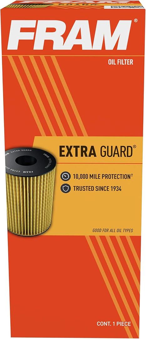Fram Extra Guard CH6847, 10K Mile Change Interval Cartridge Oil Filter