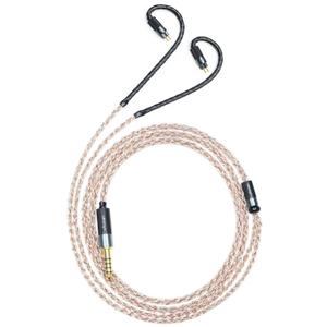 0.78mm 2Pin 5N OFC Copper+Graphene Earphone Replacement Cables for Audeze iSINE20 LCDi3 LCDi4 64audio A12t U12t DUNU SA6 SA3 DM480 UM 3DT MEXT 2HT Oriolus Blessing2 KXXS (4.4mm Plug, 0.78mm 2Pin)
