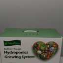 Stainless Steel Hydroponics Growing System kit Indoor Garden: 15 Pods Herb Garden with 24W Full Spectrum Grow Light, Hydroponic Gardening System with Silent Pump, Planting Height Up to 19.7" (Sliver)