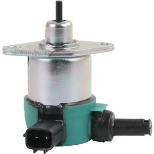 Fuel Shut Off Solenoid Replacement for Kubota V1205 V1505 V1305 D1105 D1005 D905 Replace# 17208-60015, 17208-60016