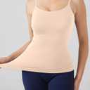 Womens Tummy Control Shapewear Tank Tops Seamless Scoop Neck Compression Tank Tops Body Shaper Camisole Slimming (X-Large, Colour of Skin)