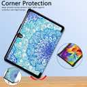 Tri-Fold Case Compatible with Samsung Galaxy Tab S 10.5 inch Tablet - SM T800&T801&T805&T807 (2014 Released), Includes a Screen Protector - Premium PU Leather Tri-Fold Cover with Auto Sleep/Wake
