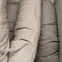 Porch Swing Cushions,Outdoor Cushions 3 Seater Replacement with Backrest, Waterproof Thickened Bench Cushion with Ties for Porch, Patio,Outdoor, Backyard and Garden(Coffee 60 * 40 in)