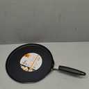 Restaurantware-Met Lux 12 Inch Round Griddle With Stay-Cool Handle, 1 No-Stick Flat Top Grill - Compatible With Gas And Electric, Durable, Aluminum Griddle Pan, Even-Heating, For Cooking Eggs