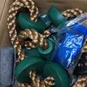 Tree Swing for Kids,Climbing Rope with Platforms,Disc Swing Seat Set Outdoor Playground Accessories for Kids-Include Carabiner, 4ft Tree Strap and Tree Protector (Green)