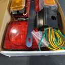 fouwick LED trailer lights Kit, 12V Submersible Tail Marker Lights Wiring Lamp Harness for Boat Car Truck RV Utility snowmobile turn signal license plate stop reverse Trailer Accessories