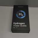 Upgrade Hydrogen Water Bottle, Up to 6400PPB Hydrogen Water Generator -SPE PEM Tech, 7 OZ Food-Grade PC Hydro Water Machine, Health Care Gifts for Husband, Wife, Family, Friends, Travel (Black)