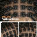 Box Braided Wig for Black Women Square Knotless Full Double Lace Glueless Braid Wigs with Baby Hair for African American Women 32 Inches