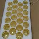 SUPMIND 24 Pcs Votive Candle Holders, Glass Holders Bulk for Table Centerpiece, Tea Lights Candle Holders for Wedding Shower, Party and Home Decor Golden