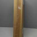 4-Panel Replacement Fabric for Sliding Panel Track Blinds  23" W x 96" L  Fabric Only  Pre-Attached Hook & Loop Fasteners  Trimmable, No Bottom Rail Included, Room Darkening - Grey