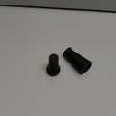 Nessus WDT Espresso Distribution Tool, Espresso Accessories with Built-in Cleaning Brush, 0.35mm 10 Needle Distributor and Extra 10 Needles for Espresso Stirrer, Aluminum Handle with Stand for Barista (Black)