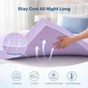 Sweetcrispy 1.5 Inch King Cooling Gel Memory Foam Mattress Topper
