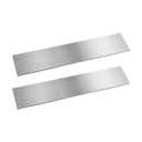 304 Stainless Steel Flat Bar 2PCS, 1/4" Thick 2 3/8" Wide 8" Long, Brushed Finish, Durable Versatile Trim Strips, Easy to Shape for DIY, Kitchen, Home Repairs