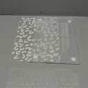 AKIT Compatible with MacBook Air 13 inch Case 2026 2025 2024-2022 M4 M3 M2 A3240 A3113 A2681, Unique Hard Shell Laptop Case+Screen Protector+Keyboard Cover for MacBook Air 13.6 inch, White Leopard