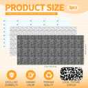 Hahafelt 3 Pack 47 x 108 in Fabric Bulletin Board Roll,Mixed
