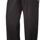 Chef Works Men's Essential Baggy Zip-Fly Chef Pants (Medium, Black)