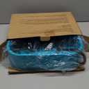 1.45 Gal/5.5L Heated Water Bowl, Extra Large Heated Dog Bowls for Outside, Safety Listed Heated Pet Bowl with Anti-Chew Cord for Dog & Cat Drinking Water in Winter, BPA-Free, Anti-Slip Base(Blue)