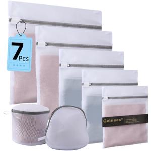 Laundry Bags Mesh Wash Bags Pack of 7 Delicates Bag for Washing Machine for Bra Lingerie Underwear Baby Clothes Socks