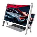 3D 21 Inch Laptop Computer Screen Magnifier, Laptop Computer Screen Magnifier Expanders Bracket Magnifiers Ultra-Clear Projector Screen Magnifying, Portable Amplifier Desktop (Color : White)
