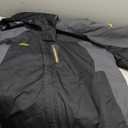 TACVASEN Men's Winter Skiing Jackets Water Resistant Fleece Coats Insulated Thermal Snowboard Jacket Parka Raincoat with Hood, XL, Black 