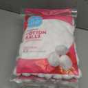 Simply Soft Premium Organic Cotton Balls, 600 Count (3 Bags) 100% Pure Cotton, Certified, Hypoallergenic, Large, Soft & Absorbent for Beauty, Cosmetics, Skin Care, Lint Free