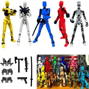 2025 New Assembly Completed-Titan 13 Action Figure,Dummy Robot 13 Action Figures Set,3D Printed Multi-Jointed Action Figures,Nova 13 Action Figure for Collectors Desktop Decorations (5pcs)