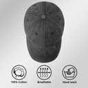 Gifts for Women Chicken Mom Hats for Women Wife Vintage Embroidered Chicken Hat, Chicken Accessories & Chicken Gifts, Adjustable Cute Baseball Caps for Women (Black)