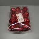 Christmas Ornaments Set with 60pcs Shatterproof Christmas Tree Decorations Multi-Size Christmas Ball Ornaments with 7 Styles Red