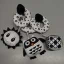 Black and White High Contrast Baby Toys - Sensory Infant Hanging Carseat & Stroller Toy for Newborns 0-6,6-12Months Perfect Easter Birthday & Baby Shower for Babies Boys Girls