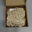 ReliThick 50 Sets He is Risen Bookmarks with Easter Scripture Card Cross Shaped Bookmarks Easter Religious Wooden Book Mark for Baptism Classroom Teachers Gift Craft Rewards Supplies Party Stuffing