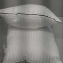 Pillows Insert 18'' x 18'' Set of 2, Soft Decorative Throw Pillows with Luxury Silky Covers for Indoor Couch, Sofa or Bed Decors, White Cushion Sham Stuffer