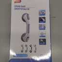 TAILI Shower Grab Bar, 2 Pack 12 Inch Suction Grab Bars for Bathtubs and Showers for Elderly, Shower Handle for Seniors Bathroom Safety Grip, No Drilling Removable,Grey (Gray)