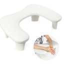 SAVILAND Arm Rest for Nails Tech: U-Shaped Ergonomic Nail Arm Rest Hand Rest Professional Salon Supplies Waterproof Hand Holder Nail Pillow Detachable Legs Nail Bench Rest Stand Manicure Pedicure Shop