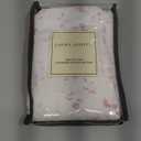 Laura Ashley Home - Standard Pillowcase Set, Cotton Sateen Bedding, Smooth & Wrinkle-Resistant (Garden Muse Pink, 2 Piece)