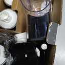 Cambom Rotary Cheese Grater Hand Crank Cheese Shredder for Fresh Cheese, Vegetable, Nuts, Non-slip Suction Base, Free Cleaning Brush Three Blades, Black