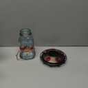 More Birds Mason Jar Hummingbird Feeder, Glass Hummingbird Feeders for Outdoors, 5 Feeding Stations, 25 Ounces (1.45 LBS)