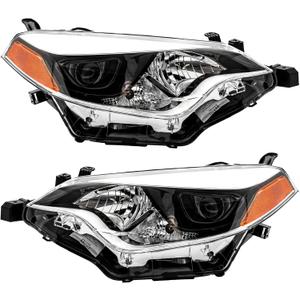 LED Projector Headlights For 2014 2015 2016 Toyota Corolla CE/C/LE/L/S
Plug and Play, Driver and Pssenger Side, 81150-02E60,81110-02E60,TO2502216,TO2503216