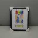 2 Packs, 11x14 Black Theatre Frame with Double White Mats, Theatre bill Frame, Holds 5.5x8.5-inch Theatre bill & Ticket for Wall Display