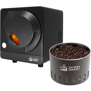 R1 Home Coffee Roaster pack of Cooling Tray C1-100g-150g Electric Direct Fired Coffee Roasting - Easy Operation and Clean - App Control - History Saving Function - 110V Black