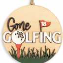 2 x Golf Lover Ornament, Golf Ornaments for Christmas Tree 2026, Christmas Ornaments 2026, Unique Ornament Gift for Men and Women, Holiday Tree Decorations for Sports Fans, Golfer Gift