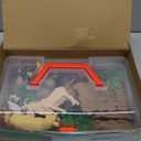 BOLZRA Farm Animal Figurines, Realistic Plastic Animals Toys with Fences Building Blocks, Farm Figures Playset Educational Christmas Birthday Gift for Kids & Toddlers, 53 PCS